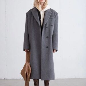 OAK + FORT Oversized Wool Coat New with tags